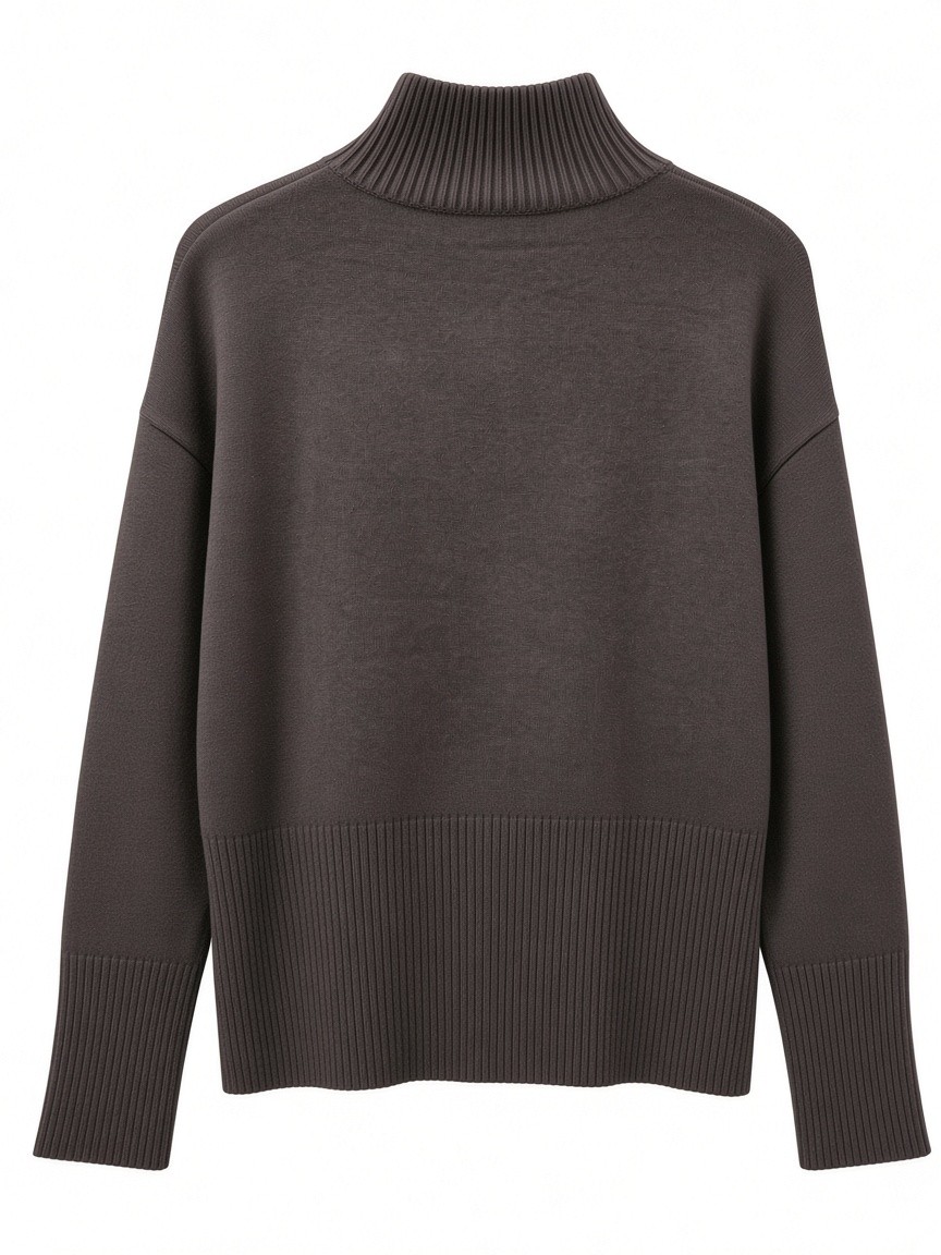 Dámsky rolák N.EVERY DAY SOFT CHOCOLATE Tmavohnedá s.WEAR 4